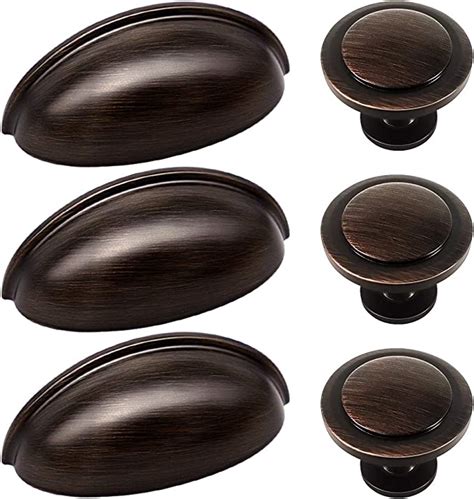 SUNRIVER 27pcs ORB Cabinet Knobs and Cup 